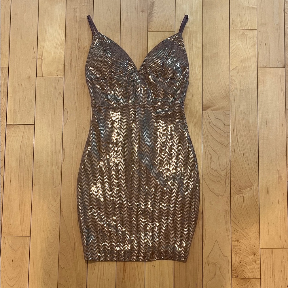Lulus Sequin Bodycon Dress